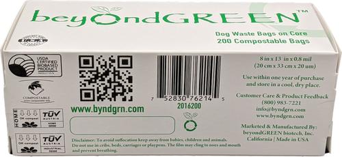 Show full view: beyondGREEN Plant-Based Dog Waste Bags, 200 count slide 4 of 5