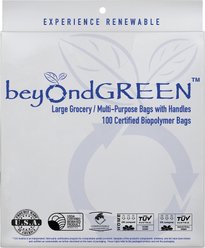 beyondGREEN Plant-Based Multi-Purpose Waste Bags, 100 count