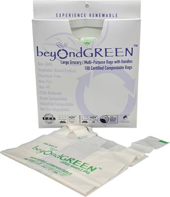 Show full view: beyondGREEN Plant-Based Multi-Purpose Waste Bags, 100 count slide 4 of 5