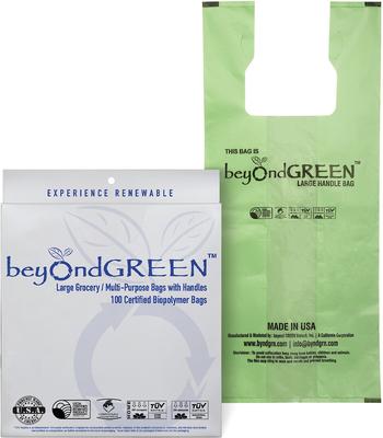 Show full view: beyondGREEN Plant-Based Multi-Purpose Waste Bags, 100 count slide 5 of 5