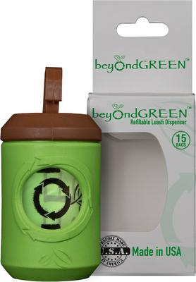 Show full view: beyondGREEN Poop Bags Dispenser with Plant-Based Dog Waste Bags, 15 count slide 3 of 8