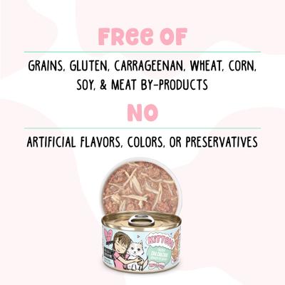Show full view: BFF Kitten Cha Cha Cha Wet Cat Food, 2.8-oz can, case of 12 slide 5 of 13