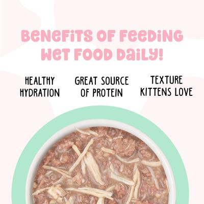 Show full view: BFF Kitten Cha Cha Cha Wet Cat Food, 2.8-oz can, case of 12 slide 6 of 13