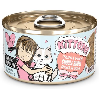 BFF BFF Kitten Cuddle Buds Wet Cat Food, 2.8-oz can, case of 12