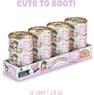Show full view: BFF Kitten Cute to Boo Wet Cat Food, 2.8-oz can, case of 12 slide 3 of 13