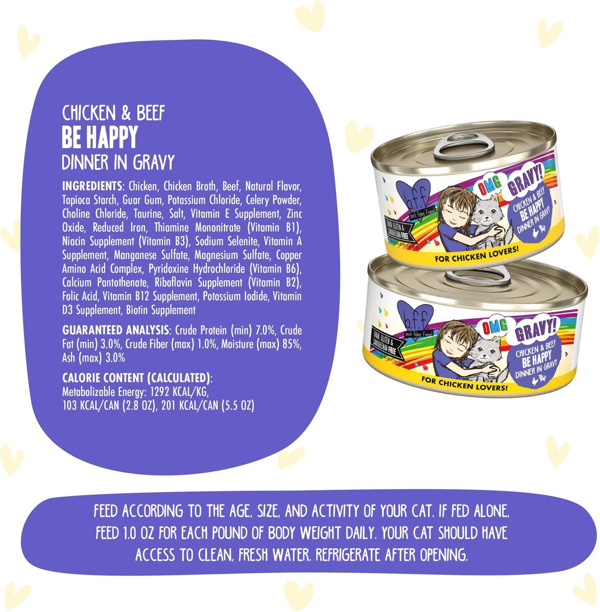 BFF OMG Stir It Up! Chicken & Salmon in Gravy Wet Canned Cat Food