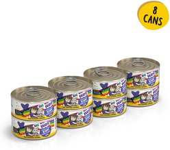 BFF OMG Be Happy! Chicken & Beef in Gravy Wet Canned Cat Food, 5.5-oz can, case of 8 slide 2 of 8