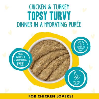 Show full view: BFF Play Pate Lovers Chicken Checkmate + Play Pate Lovers Chicken & Turkey Topsy Turvy Wet Cat Food slide 9 of 10