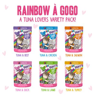 Show full view: BFF Rainbow A Gogo Variety Pack + OMG Rainbow Road Variety Pack Canned Cat Food slide 3 of 9