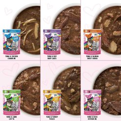 BFF Rainbow A Gogo Variety Pack Wet Cat Food Pouches, 3-oz, case of 12, 3-oz pouch, bundle of 24  slide 2 of 6