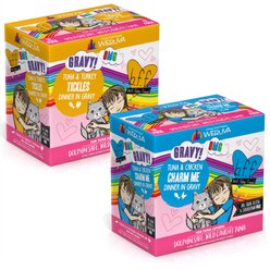 BFF Tuna & Chicken Charm Me Dinner in Gravy + Tuna & Turkey Tickles Dinner in Gravy Wet Cat Food Pouches