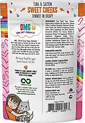 BFF Tuna & Salmon Sweet Cheeks Dinner in Gravy Wet Cat Food Pouches, 3-oz pouch, bundle of 24  slide 2 of 8