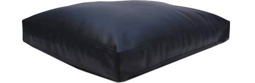 Show full view: B&G Martin Faux Leather Poly Fill Cushion Insert Dog & Cat Bed, Black, X-Large slide 3 of 4