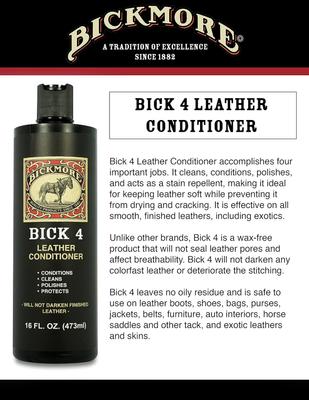 Show full view: Bickmore Bick-4 Leather Conditioner, 16-fl oz bottle slide 4 of 7