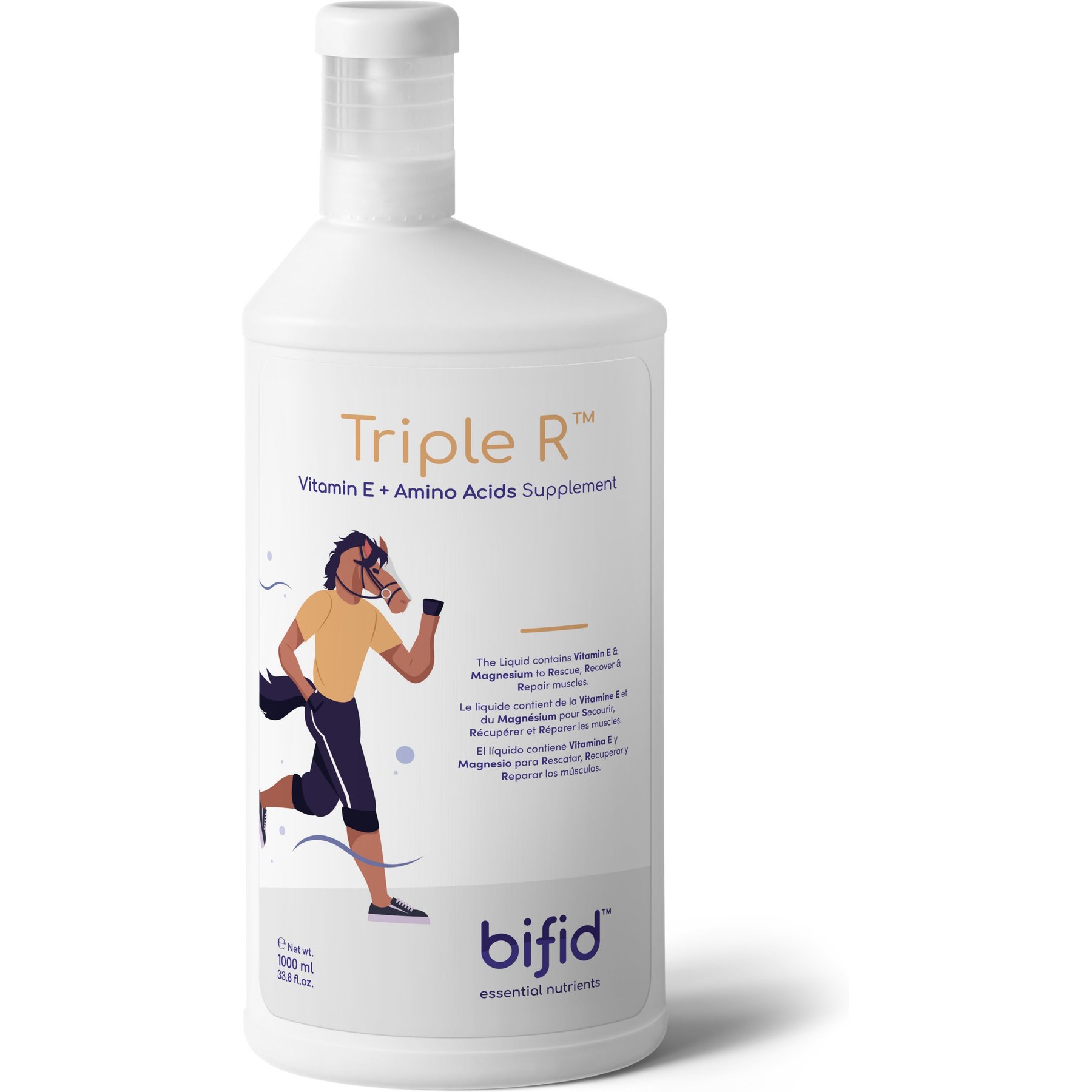 bifid Triple R Muscle Tissue Recovery Liquid Horse Supplement, 1-L bottle