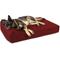 Show in main carousel: Big Barker 7" Headrest Orthopedic Pillow Dog Bed with Removable Cover, Burgundy, Extra Large slide 1 of 14