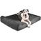 Show in main carousel: Big Barker 7" Headrest Orthopedic Pillow Dog Bed with Removable Cover, Charcoal Gray, Giant slide 1 of 13