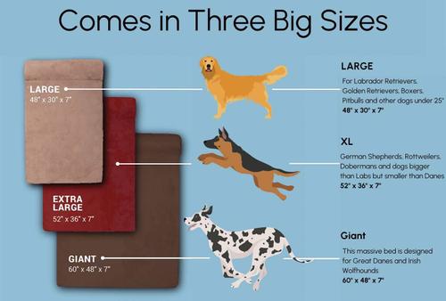 Show full view: Big Barker 7" Headrest Orthopedic Pillow Dog Bed with Removable Cover, Chocolate, Giant slide 8 of 13