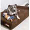 Show in main carousel: Big Barker 7" Headrest Orthopedic Pillow Dog Bed with Removable Cover, Chocolate, Large slide 4 of 13