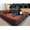 Show in main carousel: Big Barker 7" Headrest Orthopedic Pillow Dog Bed with Removable Cover, Chocolate, Large slide 3 of 13