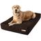 Show in main carousel: Big Barker 7" Sleek Orthopedic Pillow Dog Bed with Removable Cover, Chocolate, Large slide 1 of 11