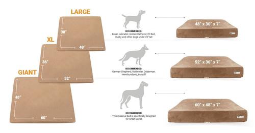Show full view: Big Barker 7" Sleek Orthopedic Pillow Dog Bed with Removable Cover, Chocolate, Large slide 9 of 11