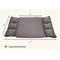 Show in main carousel: Big Barker Backseat Barker Orthopedic Pillow Dog Bed, Gray, Large slide 3 of 7
