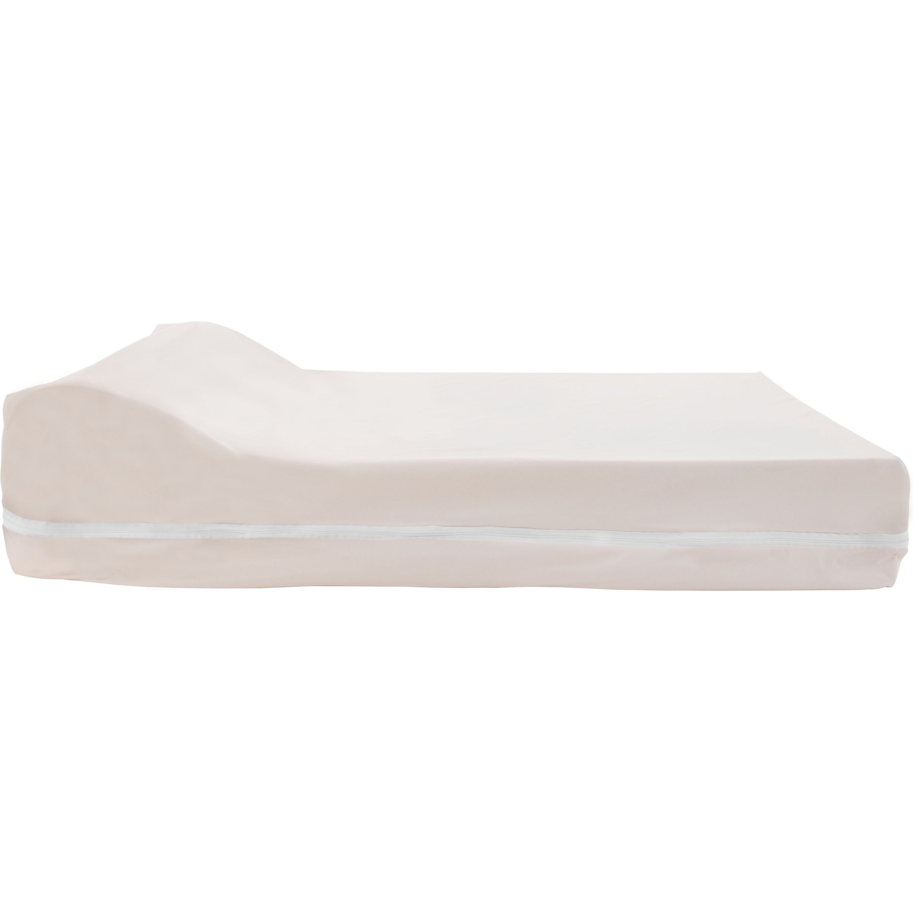Big Barker Headrest Edition Waterproof Liner for Junior Dog Beds, White, Large
