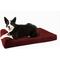 Show in main carousel: Big Barker Jr. Pillow Top with Headrest Orthopedic Dog Bed, Burgundy, Large slide 1 of 11
