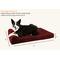 Show in main carousel: Big Barker Jr. Pillow Top with Headrest Orthopedic Dog Bed, Burgundy, Large slide 3 of 11