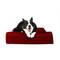 Show in main carousel: Big Barker Jr. Pillow Top with Headrest Orthopedic Dog Bed, Burgundy, Large slide 5 of 11