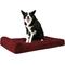 Show in main carousel: Big Barker Jr. Pillow Top with Headrest Orthopedic Dog Bed, Burgundy, Large slide 4 of 11