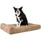 Show in main carousel: Big Barker Jr. Pillow Top with Headrest Orthopedic Dog Bed, Khaki, Large slide 1 of 10