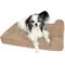 Show in main carousel: Big Barker Jr. Pillow Top with Headrest Orthopedic Dog Bed, Khaki, Small slide 1 of 10
