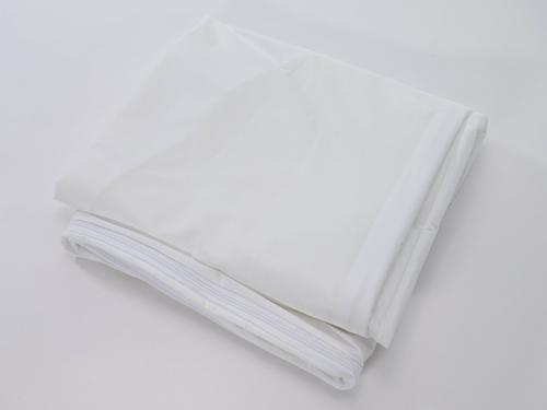 Show full view: Big Barker Sleek Edition Waterproof Dog Bed Liner, White, X-Large slide 4 of 5