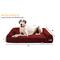 Show in main carousel: Big Barker Sofa Edition Orthopedic Bolster Dog Bed with Removable Cover, Burgundy, Giant slide 2 of 8