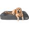 Show in main carousel: Big Barker Sofa Edition Orthopedic Bolster Dog Bed with Removable Cover, Charcoal Gray, Large slide 1 of 9