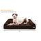 Show in main carousel: Big Barker Sofa Edition Orthopedic Bolster Dog Bed with Removable Cover, Chocolate, Giant slide 2 of 8