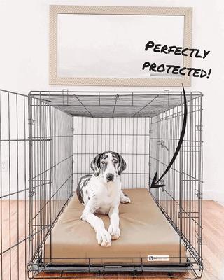 Show full view: Big Barker Waterproof Liner Dog Crate Pad, White, Small slide 2 of 4