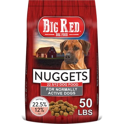 Big Red Big Red Nuggets Dry Dog Food, 50-lb bag