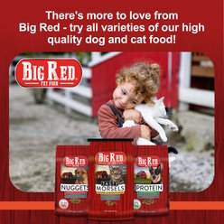 Big Red Tasty Morsels Natural Chicken Flavor Dry Cat Food, 20-lb bag slide 2 of 9