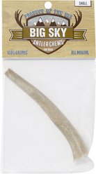 Big Sky Antler Chews Natural Elk Antler Dog Chews, Small