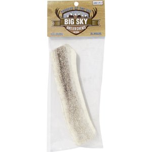 Big Sky Antler Chews Natural Elk Antler Splits Dog Chews, Large