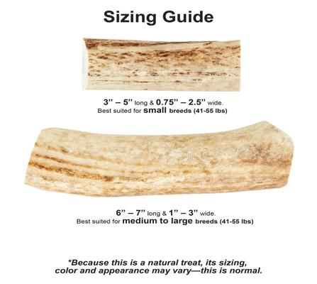 Show full view: Big Sky Antler Chews Natural Elk Antler Splits Dog Chews, Large slide 6 of 8