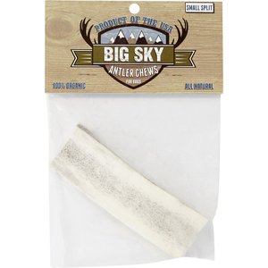 Big Sky Antler Chews Natural Elk Antler Splits Dog Chews, Small