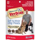 Bil-Jac America's VetDogs Skin & Coat Dog Treats, 10-oz bag, bundle of 6
