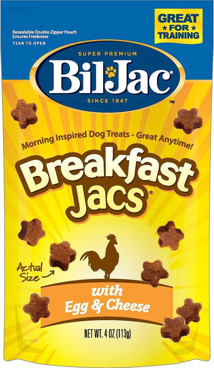 Bil-Jac Breakfast Jacs Egg & Cheese Flavor Dog Treats