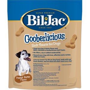 Bil-Jac Gooberlicious Peanut Butter Flavor Soft Dog Treats, 10-oz bag