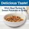 Show in main carousel: Bil-Jac Harvest Feast Turkey & Sweet Potatoes in Gravy Recipe Wet Dog Food, 3.5-oz tub, case of 12 slide 6 of 8