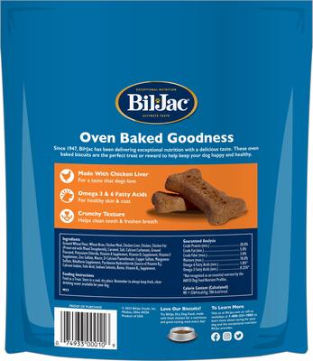 Show full view: Bil-Jac Large Biscuit Crunchy Dog Treats, 26-oz bag slide 3 of 8